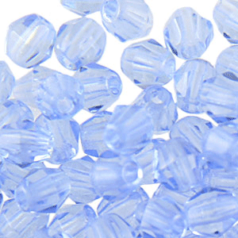 Beads, Czech Firepolish, 4mm Bicone, Sapphire