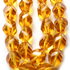 10mm Chevron - Light Topaz