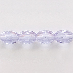Bead, Czech firepolish, 7x5mm faceted oval, ALEXANDRITE