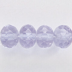 Bead, Czech firepolish, 9mm faceted rondelle, ALEXANDRITE