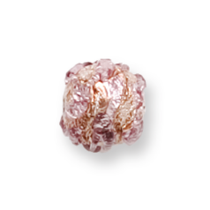 Bead, Preciosa Czech Handmade Lampwork Beads, 10mm Round Silverfoil - Lt.Amethyst