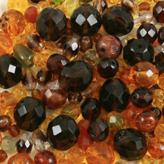 Bead, Czech firepolish, faceted shapes, sizes 5mm, 8mm, 15mm  (hole size 1.2-1.4mm), TOPAZ
