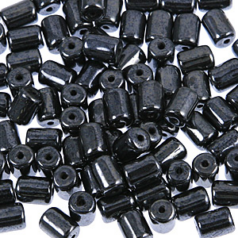 Bead, Preciosa Czech pressed glass - Black
