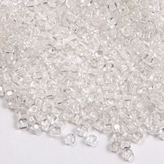 Bead, Preciosa Czech pressed glass, 3.5mm cube - Crystal