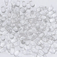 Bead, Preciosa Czech pressed glass, 12mm drop - Crystal