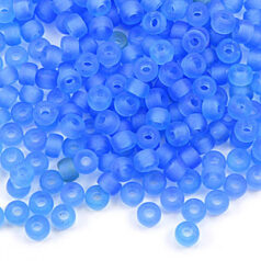 Bead, Preciosa Czech pressed glass, 6x4mm crow, sold per 25 grams - Blue