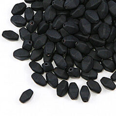 Bead, Preciosa Czech pressed glass  - Black