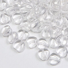 Preciosa Czech Glass Bead, 7mm (4mm thick, Hole size: 1.2mm)