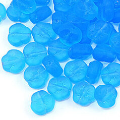 Preciosa Czech Glass Bead, 9mm (5mm thick, Hole size: 1mm)