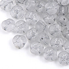 Preciosa Czech Glass Bead, 10mm (5mm thick, Hole size: 1.2mm)