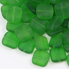 Preciosa Czech Glass Bead, 11x10mm (5mm thick, Hole size: 0.9mm)