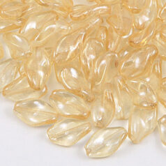 Preciosa Czech Glass Bead, 12x7mm (3mm thick, Hole size: 1.4mm)