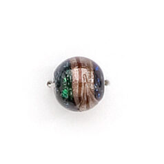 Dichroic Glass Bead - 8mm round