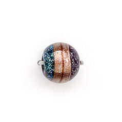 Dichroic Glass Bead - 8mm round