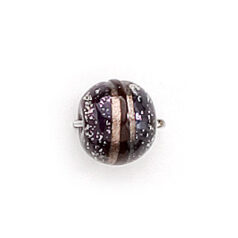 Dichroic Glass Bead - 8mm round