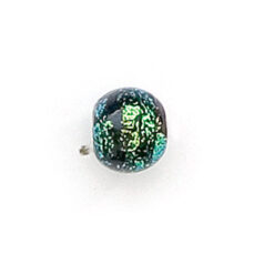 Dichroic Glass Bead - 8mm round