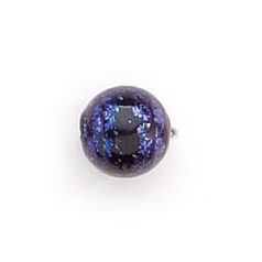 Dichroic Glass Bead - 8mm round