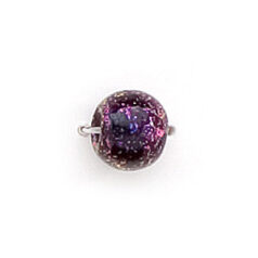 Dichroic Glass Bead - 8mm round