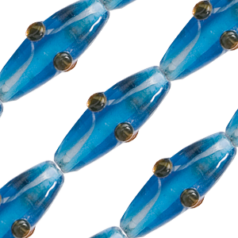 10x22mm Oval Tube Venetian - Sapphire