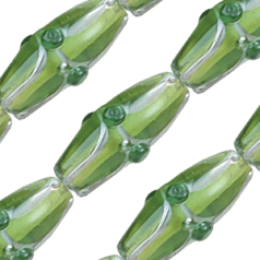 10x22mm Oval Tube Venetian - Olive Green