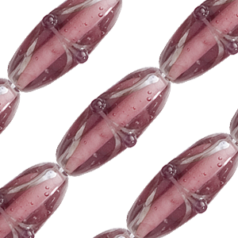 10x22mm Oval Tube Venetian - Dk. Amethyst