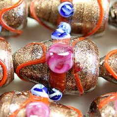 18x10mm Teardrop Glass Bead - Red