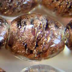 9x10mm Oval, Goldswirl Bead, LIGHT AMETHYST