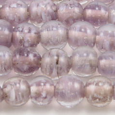 Beads, Glass Beads,  8mm Round Colourswirl,  VIOLET