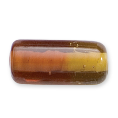 10x22mm Tube Two-Tone - Amber/Brown
