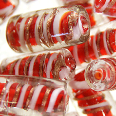 10x22mm Tube Trans. Swirl - Red
