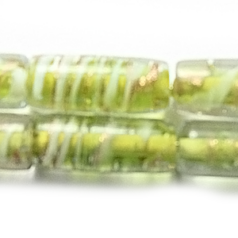 10x22mm Tube Trans. Swirl - Peridot
