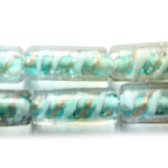 10x22mm Tube Trans. Swirl - Lt.Aqua