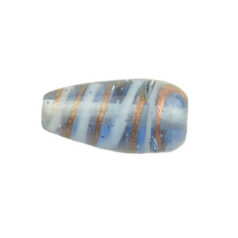 11x22mm Drop Trans. Swirl - Blue