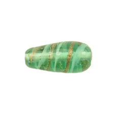 11x22mm Drop Trans. Swirl - Light Aqua