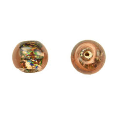 12mm Round Silverfoil - Topaz