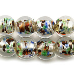 10mm Round Silverfoil - Royal Blue