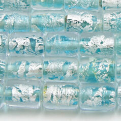 8x10mm Tube Silverfoil - Teal