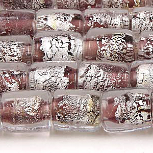 8x10mm Tube Silverfoil - Lt Amethyst