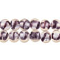 6mm Round Blackswirl - Light Amethyst