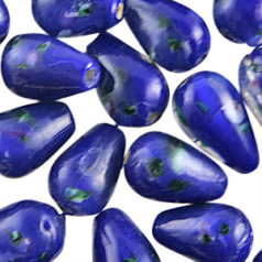 9x14mm Drop Flower Inside - Royal