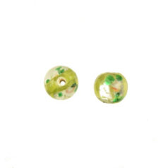 7mm Round Foil Inside - Peridot