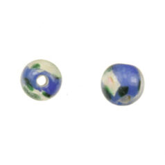 8mm Round Foil Inside - Sapphire