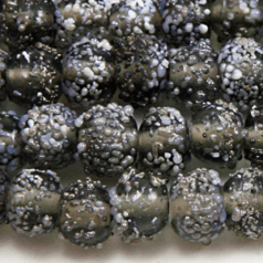 6mm Round Sugarcoat, GREY