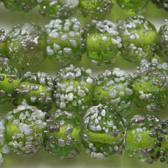 6mm Round Sugarcoat, CHARTREUSE