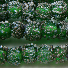 6mm Round Sugarcoat, EMERALD