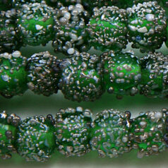6mm Round Sugarcoat, EMERALD GREEN