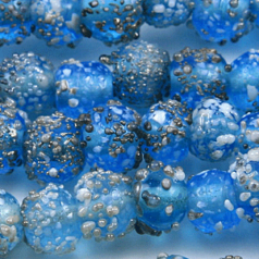 6mm Round Sugarcoat, LIGHT AQUA