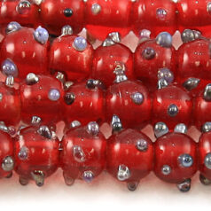 6mm Round Sputnik, Red