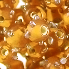 6mm Round Sputnik - Orange