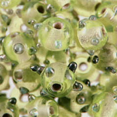 6mm Round Sputnik - Chartreuse